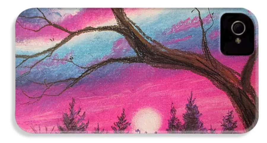 Sunsetting Tree - Phone Case