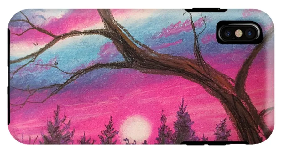 Sunsetting Tree - Phone Case