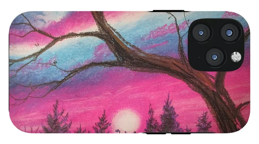 Sunsetting Tree - Phone Case