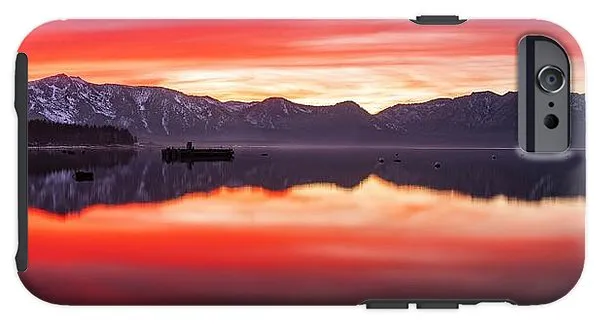 Tahoe Aglow by Brad Scott - Phone Case