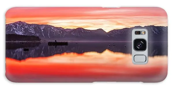 Tahoe Aglow by Brad Scott - Phone Case