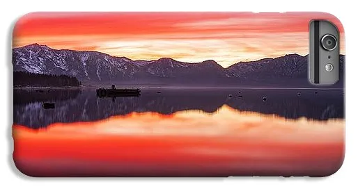 Tahoe Aglow by Brad Scott - Phone Case