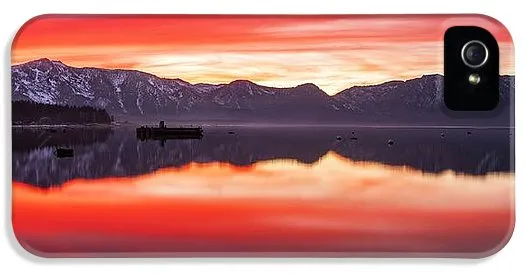 Tahoe Aglow by Brad Scott - Phone Case