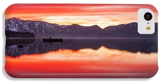 Tahoe Aglow by Brad Scott - Phone Case