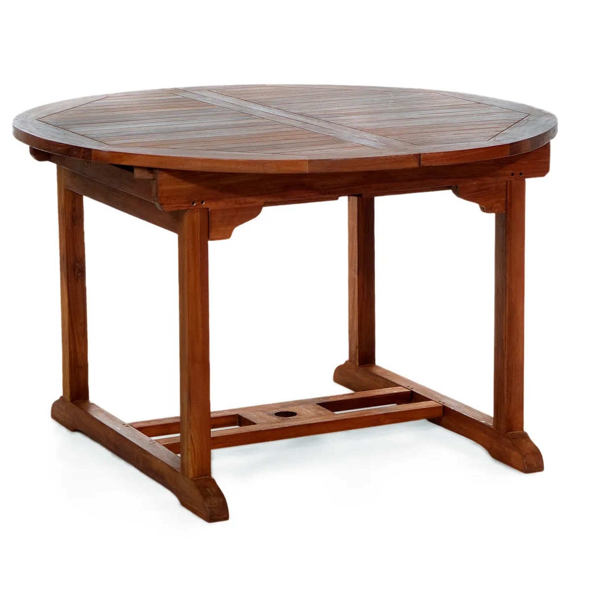 Teak Oval Butterfly Table, Seats 6-8 People - Table Extends 48"/72", Impress Your Friends & Family.