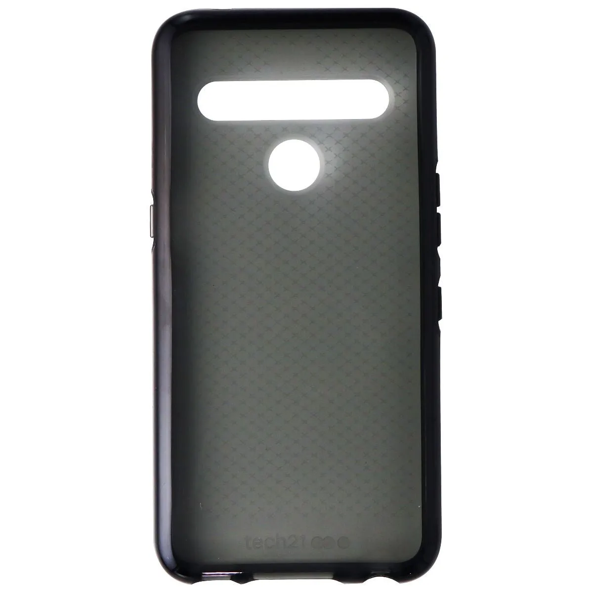 Tech21 Evo Check Series Gel Case for LG V50 ThinQ - Smokey Black