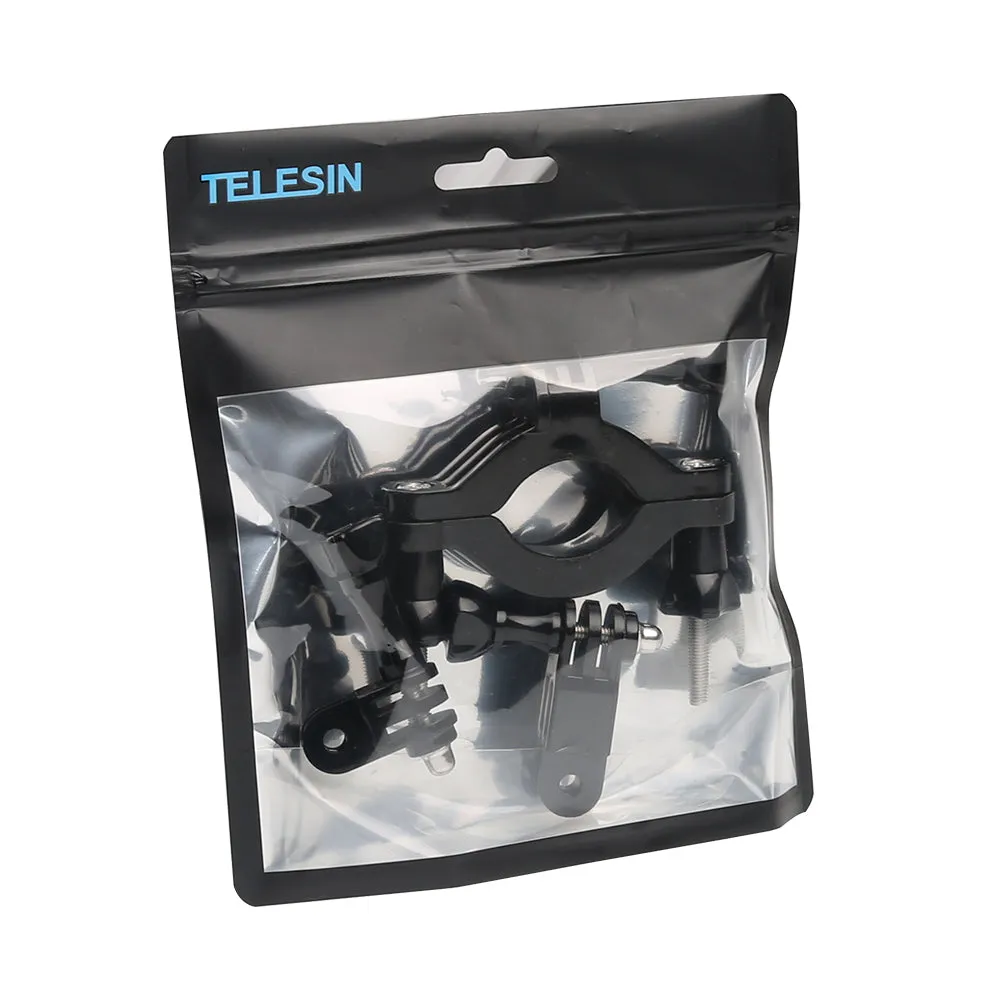 TELESIN Bike Motorcycle Handlebar Seatpost Pole Mount for GoPro