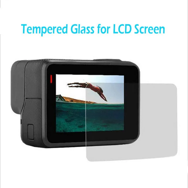 Tempered Glass Protector Cover Case For GoPro Go pro Hero5 Hero6 Hero 5 6