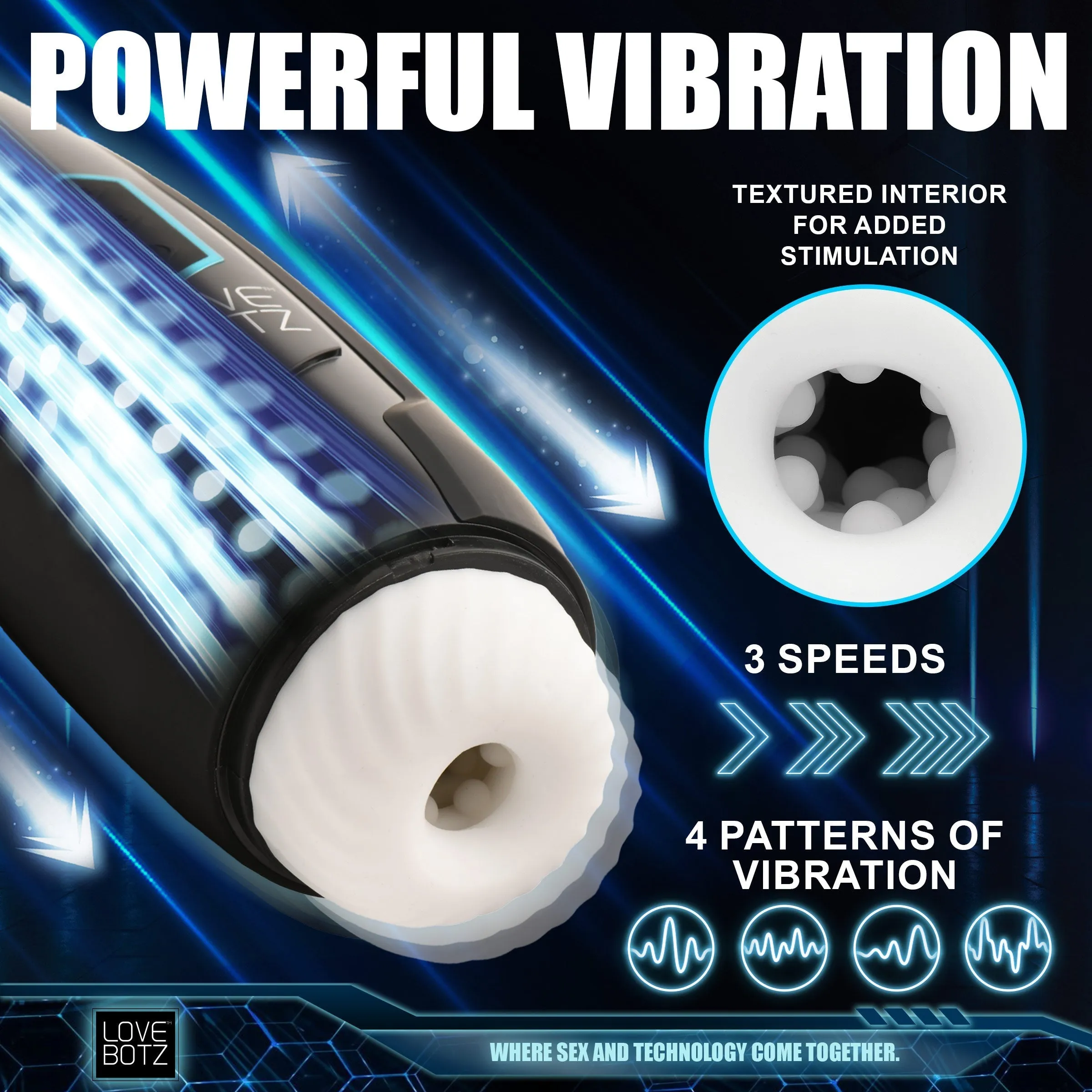 The Milker Max Thrusting And Vibrating Masturbator