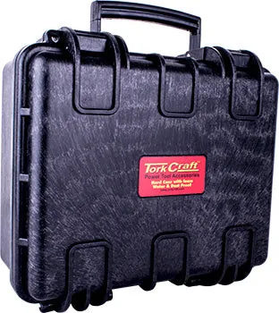 TORK CRAFT HARD CASE 350X315X165MM OD WITH FOAM BLACK WATER & DUST PROOF (312413) PLC1530