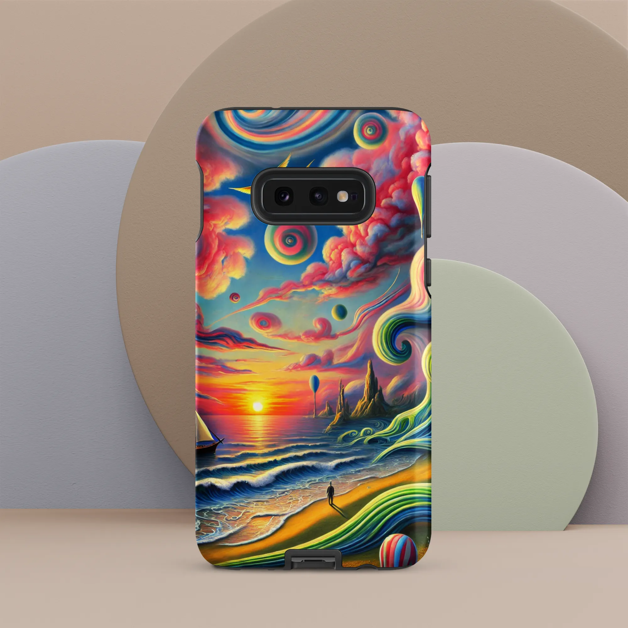 Tough case for Samsung® Pink Solitude Sail Surreal