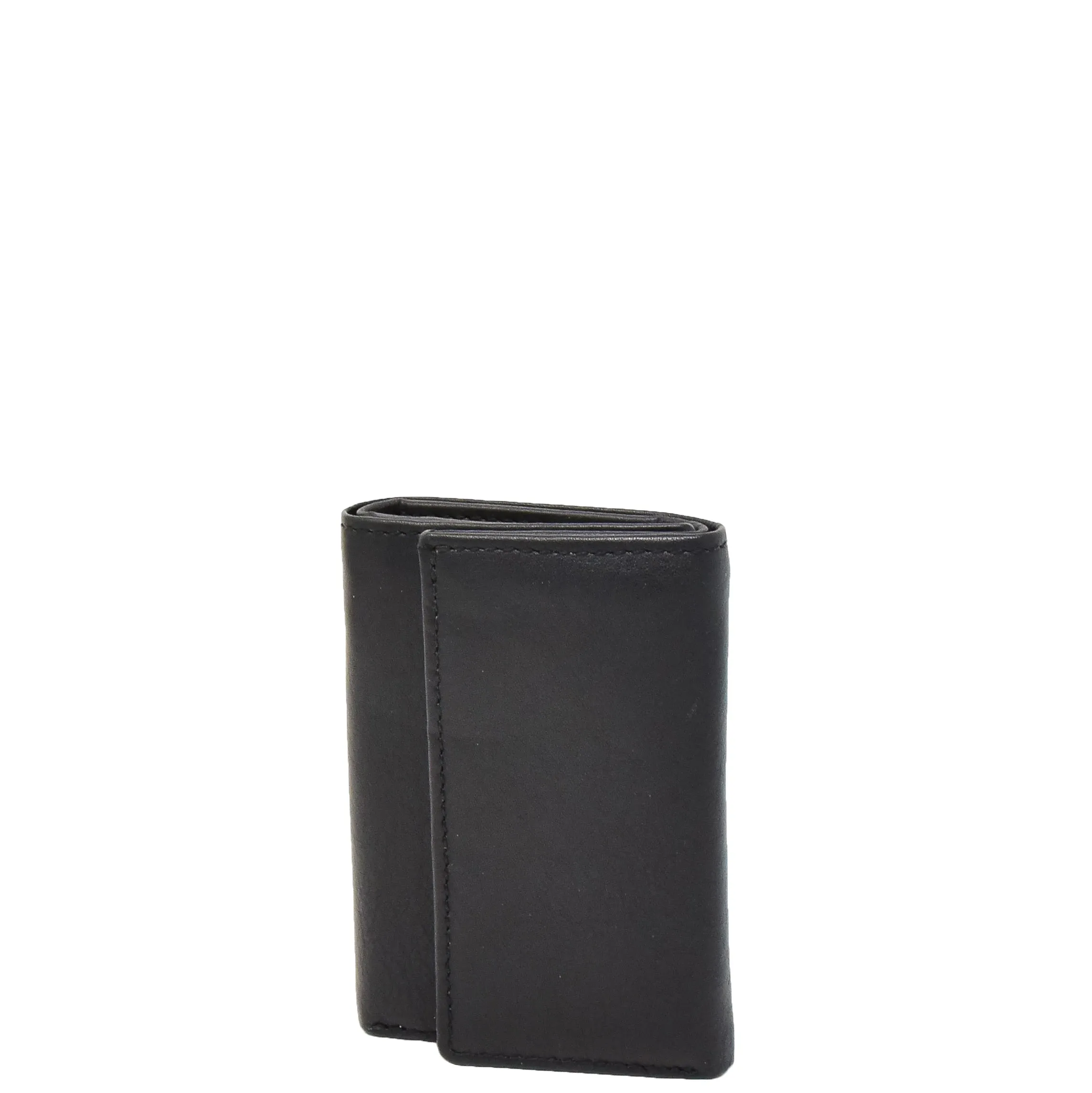 Trifold Leather Keys Wallet HL8711 Black