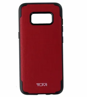 TUMI Coated Canvas Co-Mold Case Cover for Samsung Galaxy S8 - Red / Black