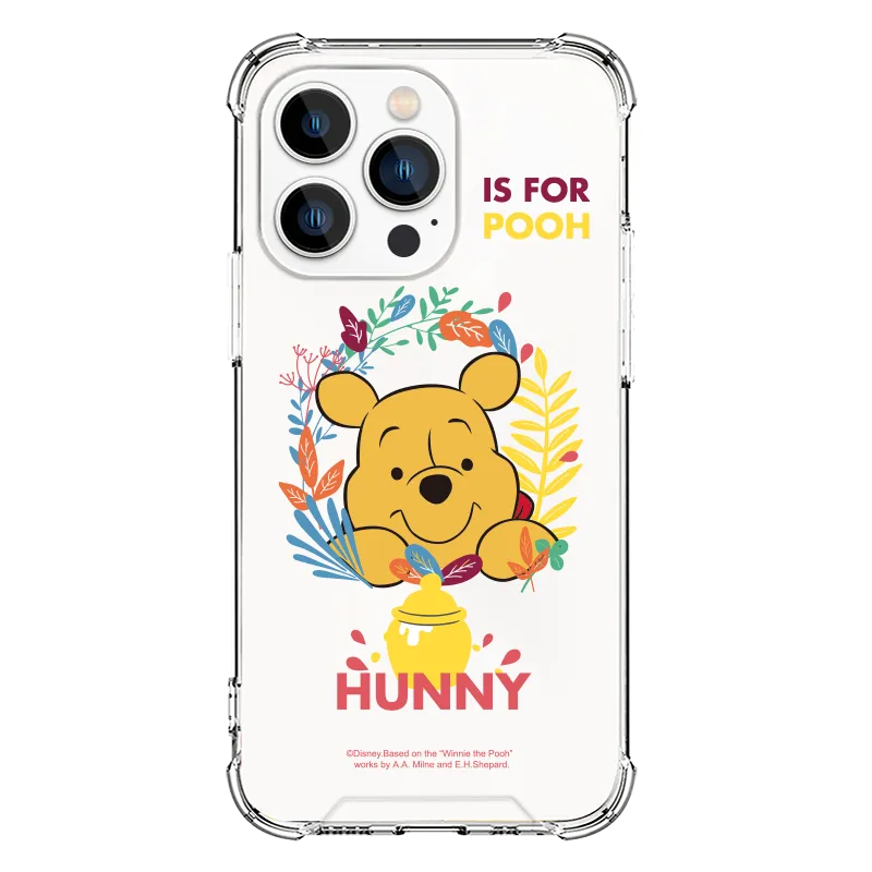 UKA Disney Winnie the Pooh Anti-fall Clear PC TPU Magnetic MagSafe Case Cover