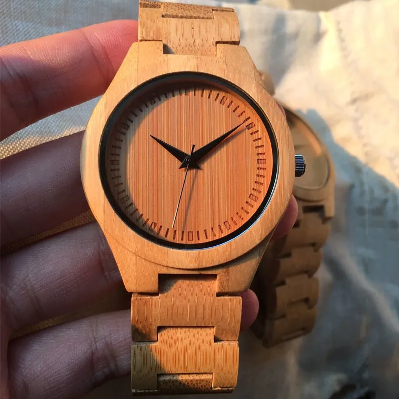 Unisex Bamboo Wood Watch