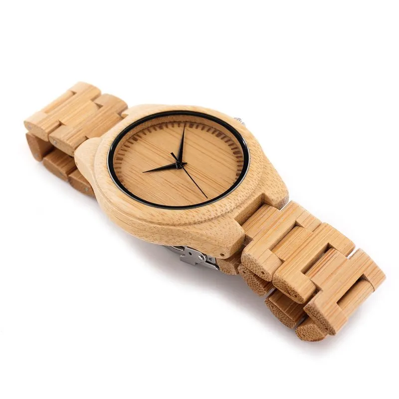 Unisex Bamboo Wood Watch