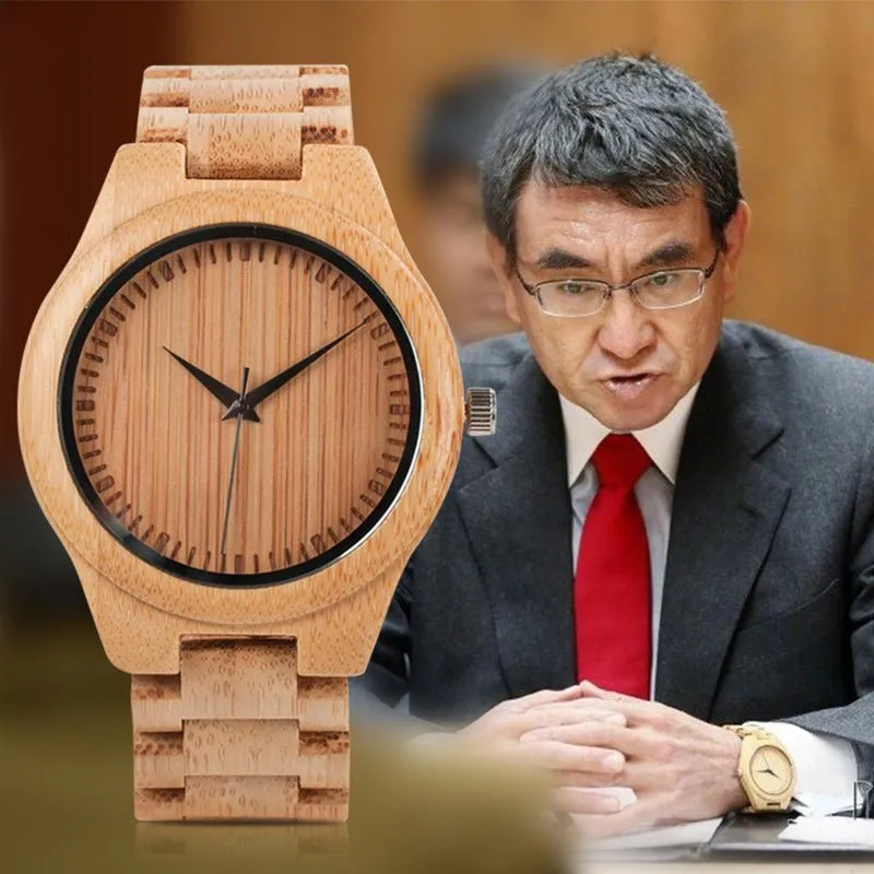 Unisex Bamboo Wood Watch