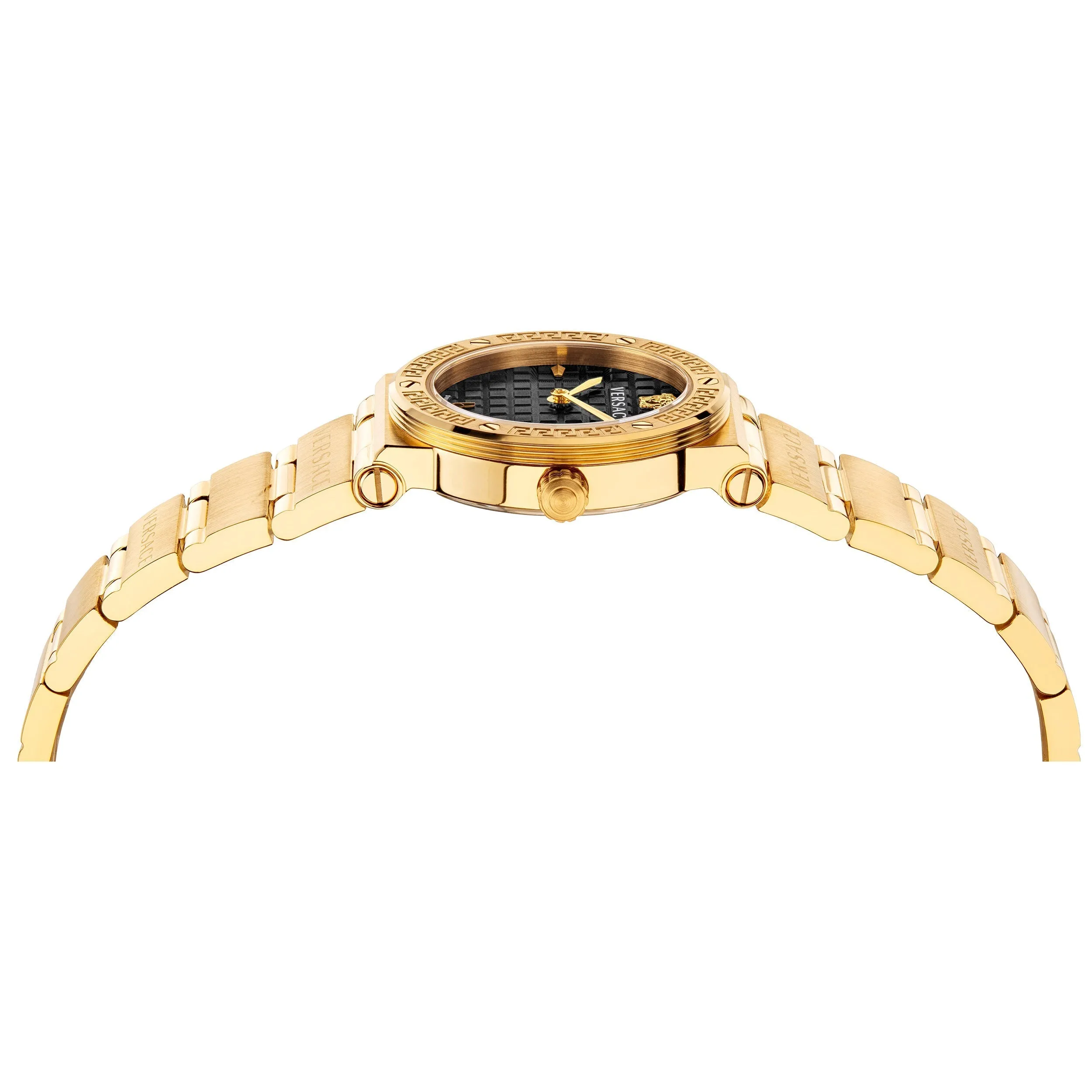 Versace Greca Logo Ladies Gold Watch VEZ100521