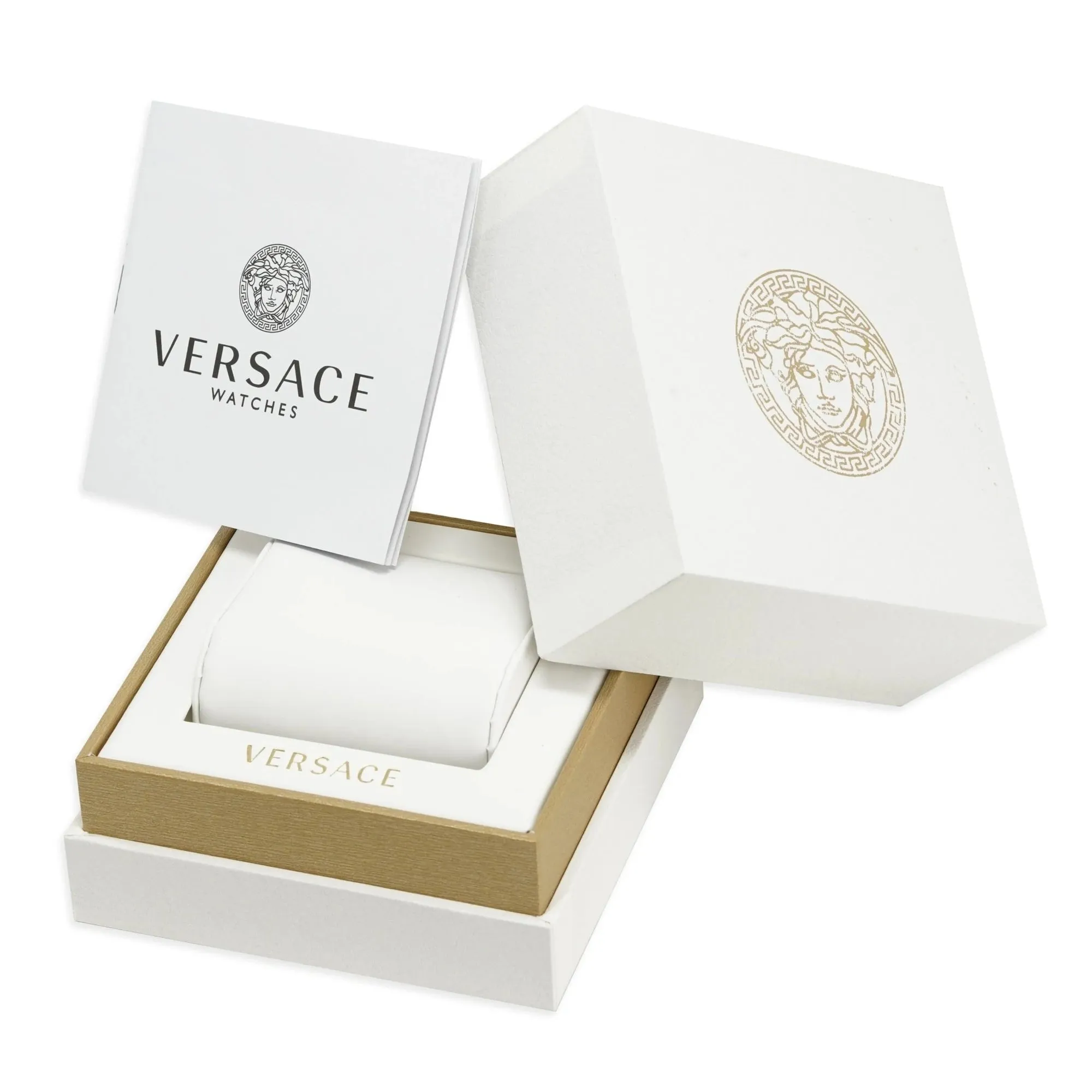 Versace Greca Logo Ladies Gold Watch VEZ100521