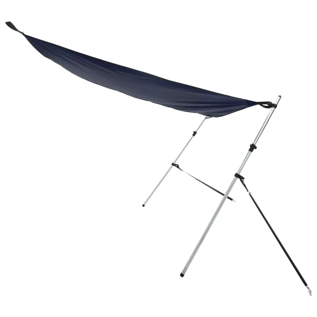 vidaXL T-Top Shade Extension Blue 170x170x(115-183) cm