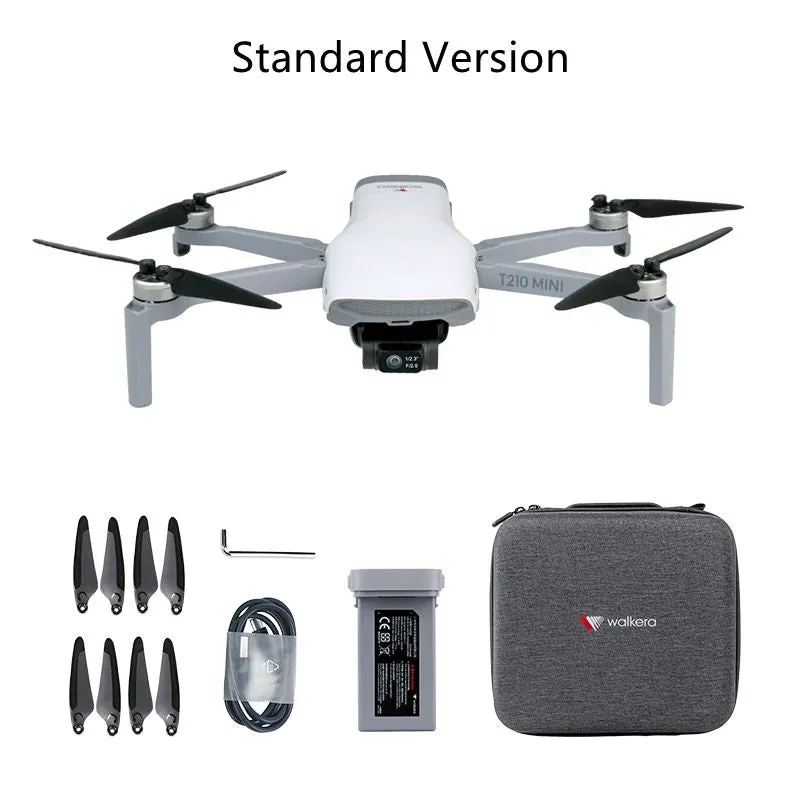 Walkera T210 Mini RC Drone 5KM FPV GPS 3-Axis Gimbal 4K HD Camera Voice Somatosensory Control VR Drone Quadcopter