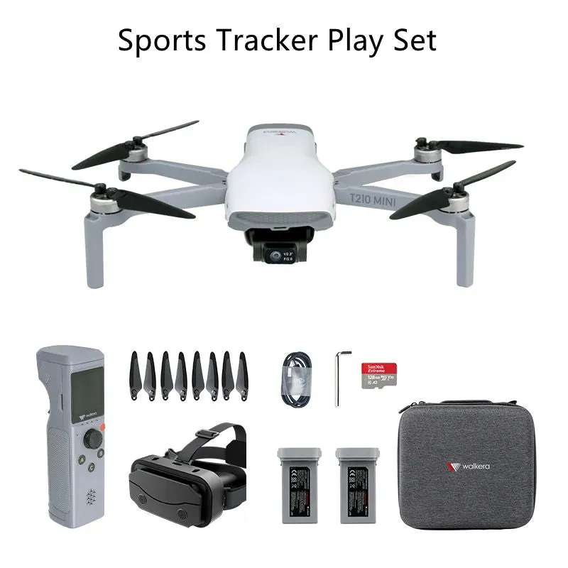 Walkera T210 Mini RC Drone 5KM FPV GPS 3-Axis Gimbal 4K HD Camera Voice Somatosensory Control VR Drone Quadcopter