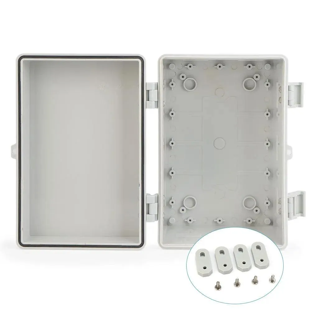 Waterproof Plastic Enclosure With Hasp Electrical Junction Box Outdoor Sealed Switch Power Case Electrical Distribution Boxes