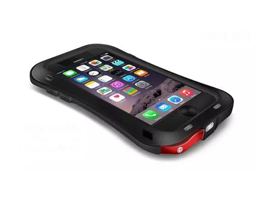 Waterproof Pro Series iPhone 6 Plus and 6S Plus Metal Case - Black