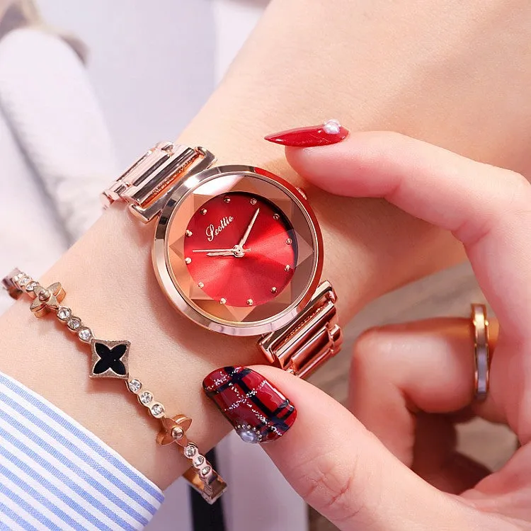 Women's Watch Round Dial Bracelet