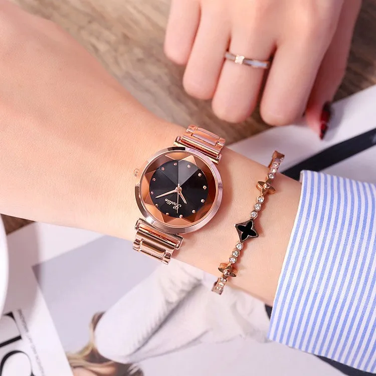 Women's Watch Round Dial Bracelet