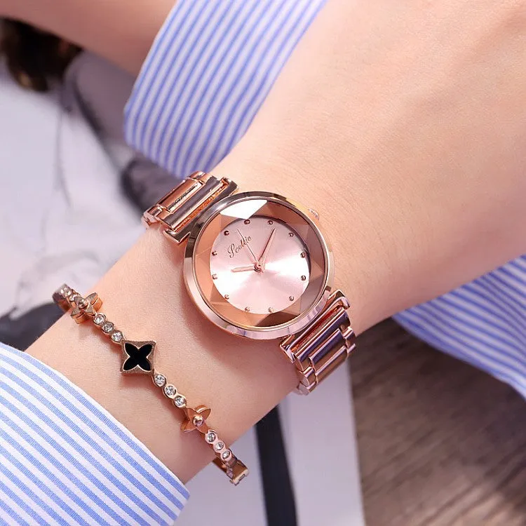 Women's Watch Round Dial Bracelet