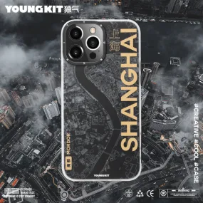 YOUNGKIT Map Slim Thin Matte Anti-Scratch Back Shockproof Cover Case