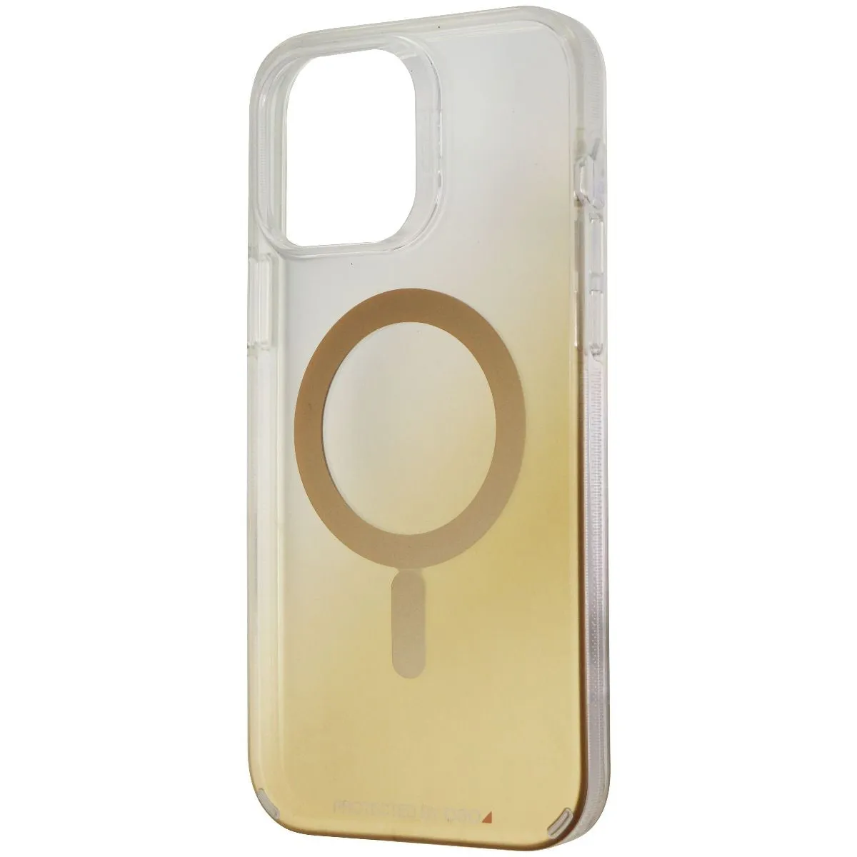 ZAGG Milan Snap Series Case for MagSafe for Apple iPhone13 Pro Max - Gold/Clear