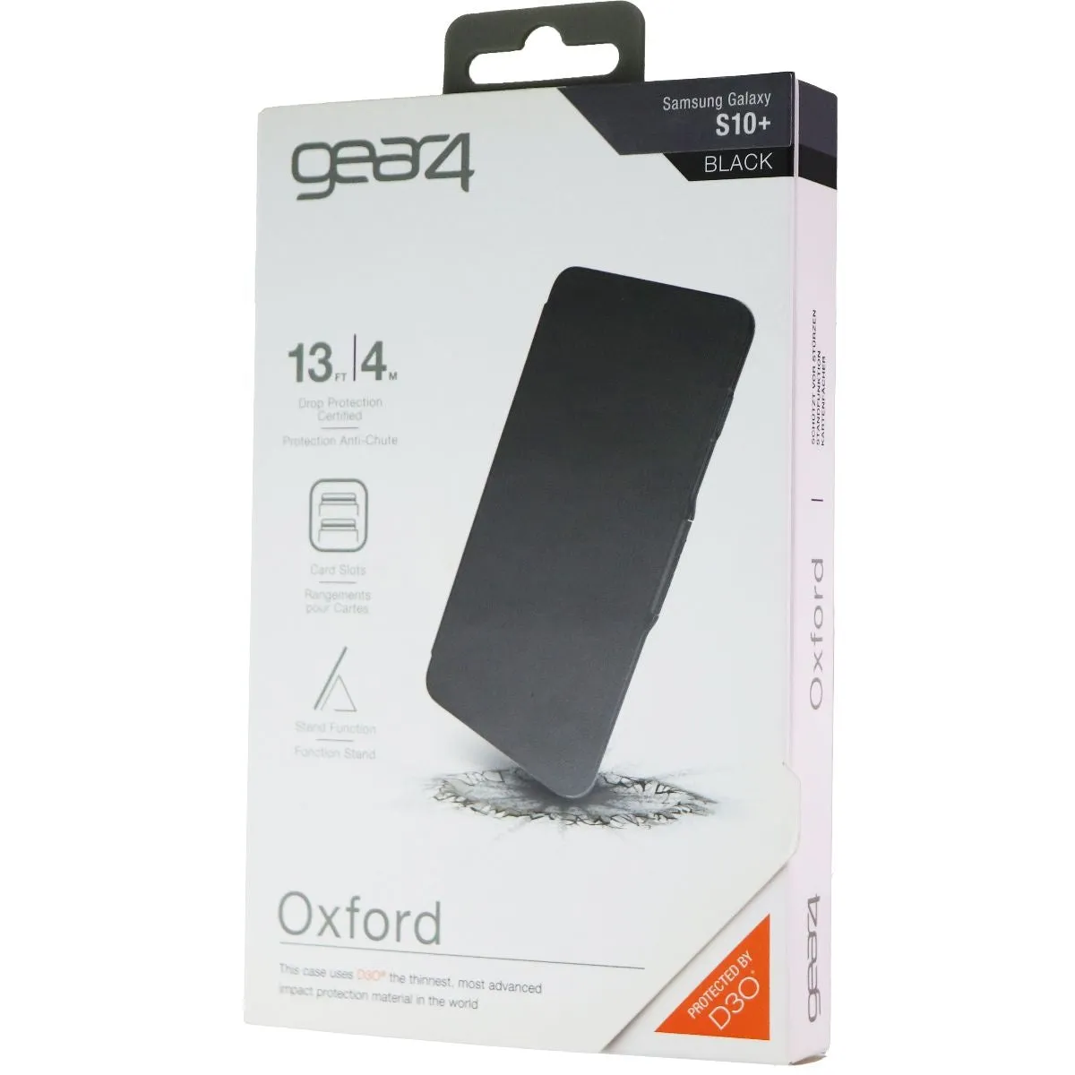 ZAGG Oxford Folio Series Hard Case for Samsung Galaxy (S10 ) - Black