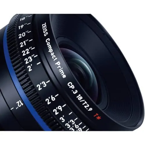 Zeiss CP.3 28mm T2.1 feet Compact Prime Cine Lens - Canon EF Mount