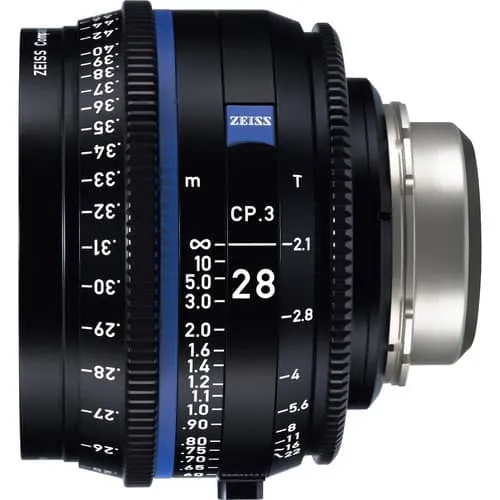 Zeiss CP.3 28mm T2.1 feet Compact Prime Cine Lens - Canon EF Mount