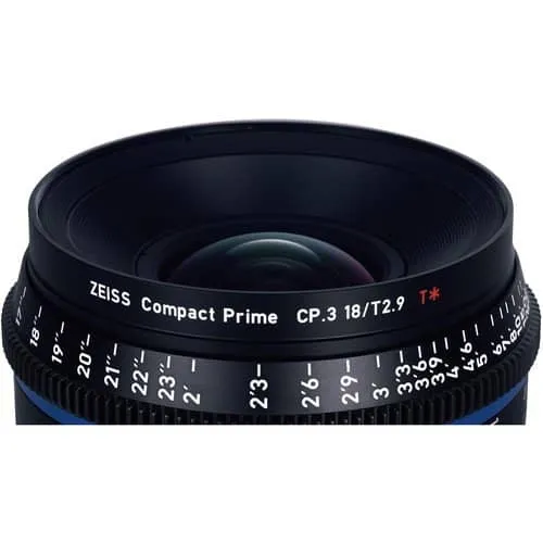 Zeiss CP.3 28mm T2.1 feet Compact Prime Cine Lens - Canon EF Mount